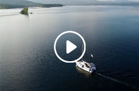 Тургояк с воздуха